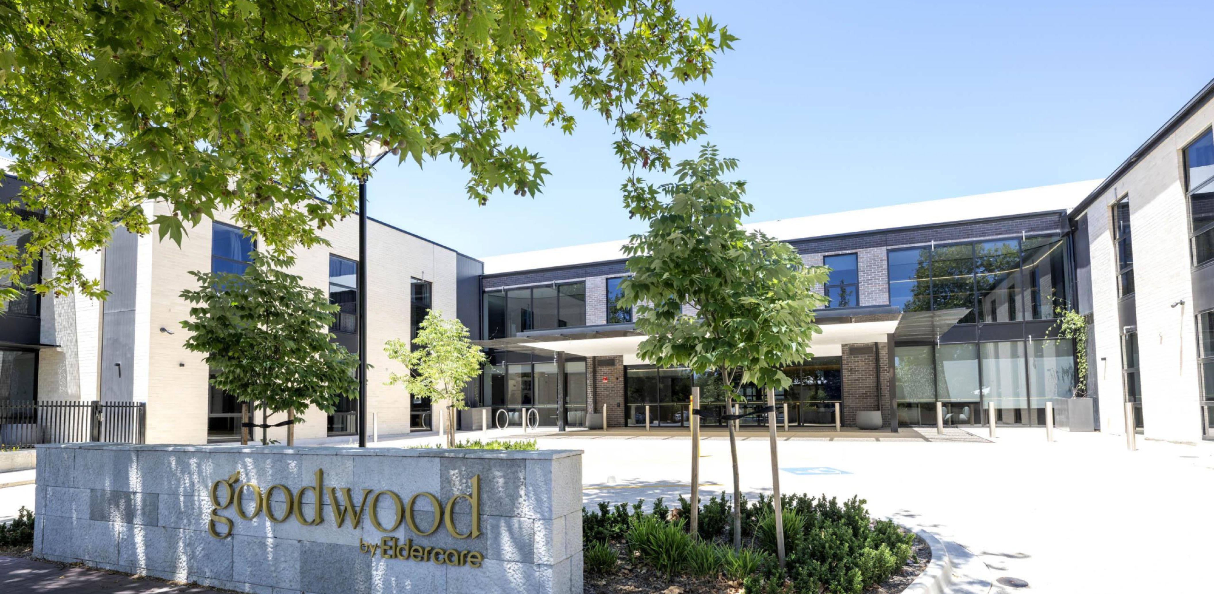 The Goodwood building in Adelaide, showcasing its modern architecture and vibrant urban surroundings.