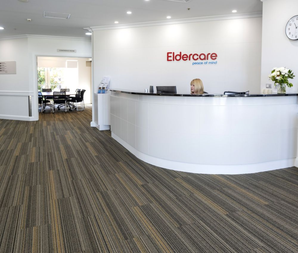 Eldercare Hope Valley reception area.