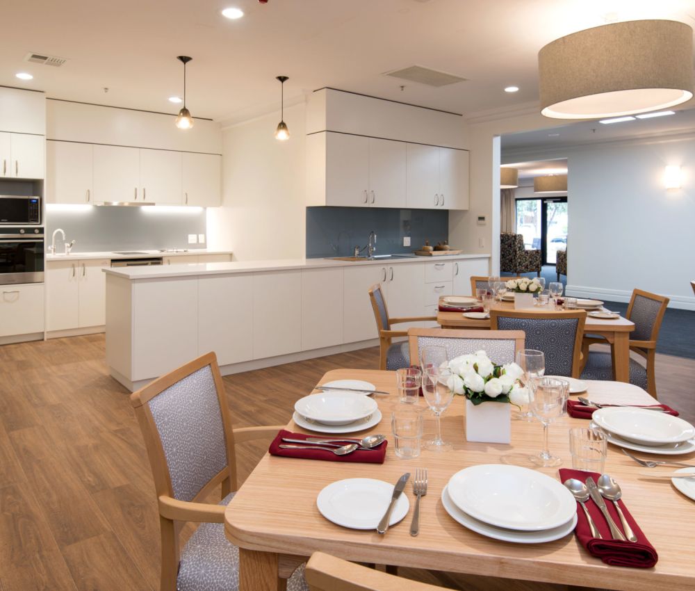 Eldercare Oxford dining room