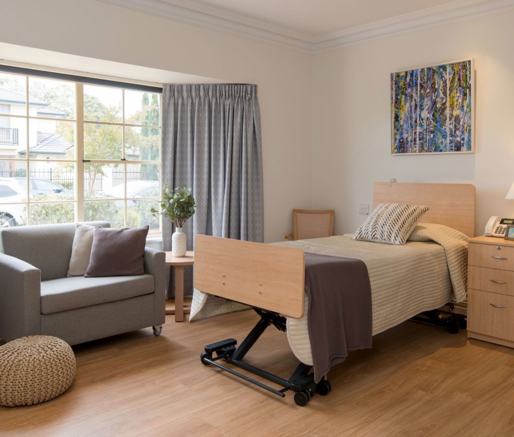 Eldercare Oxford Deluxe room.