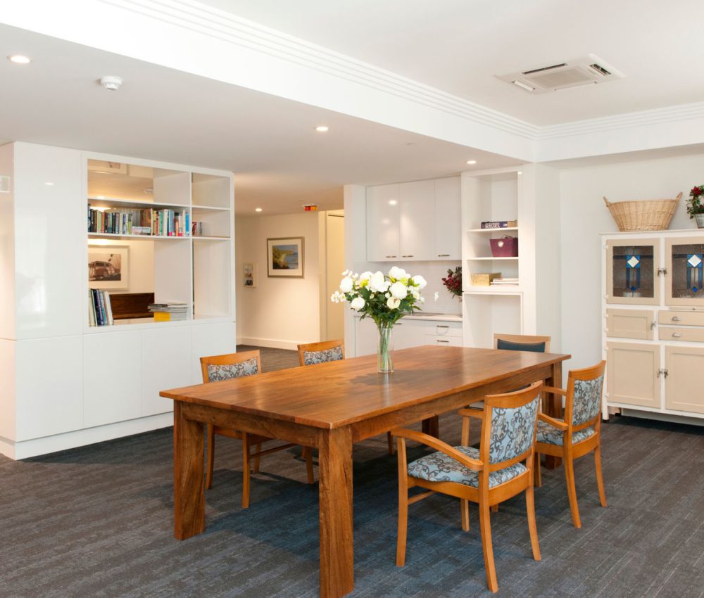 Eldercare The Lodge dining room