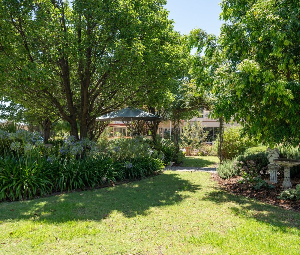 Eldercare Trowbridge House front gardens