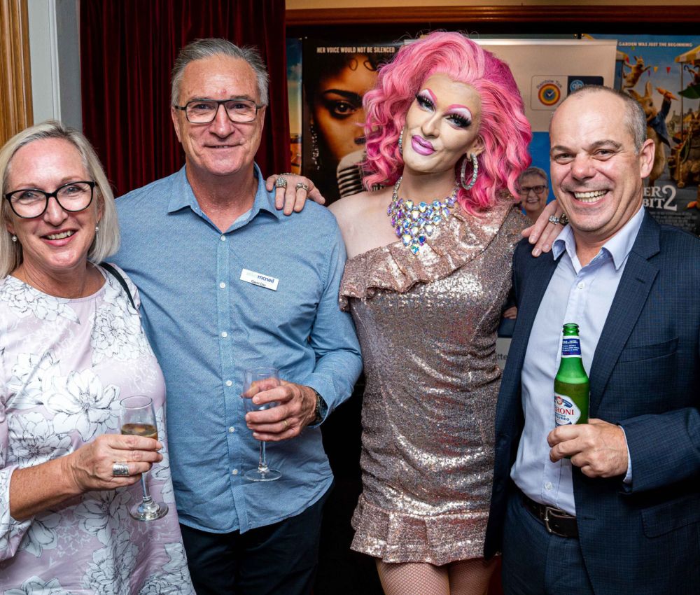 Pam Johnston, Gavin Day and Steven Pezzetta from Atlas McNeil with Fifi La Douce.