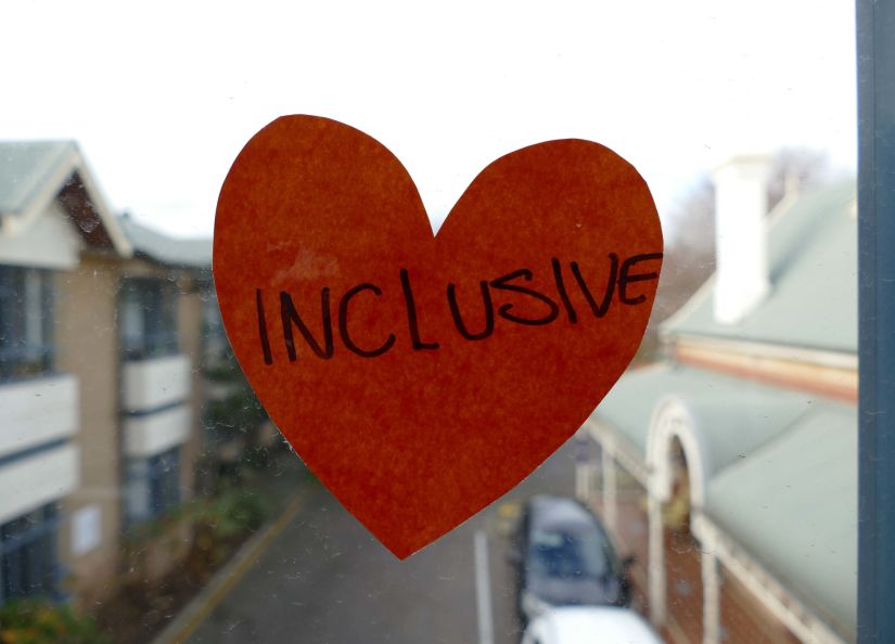 Pride month photo taken at Eldercare The Lodge.