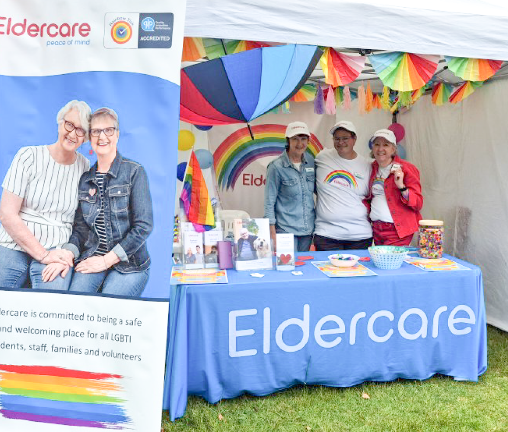 Eldercare staff members at Feast Festival 2024