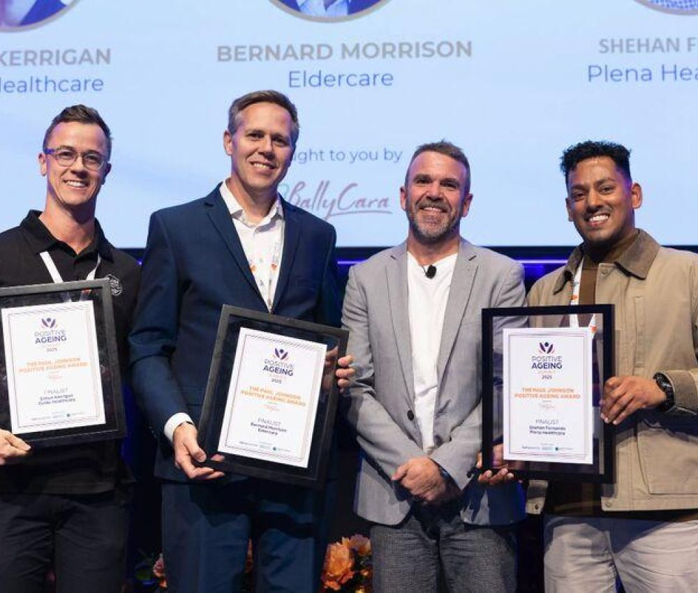 The three finalists from left: Simon Kerrigan, Bernard Morrison and Shehan Fernando