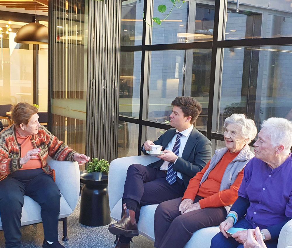 Federal Minister visits Eldercare Goowood 3