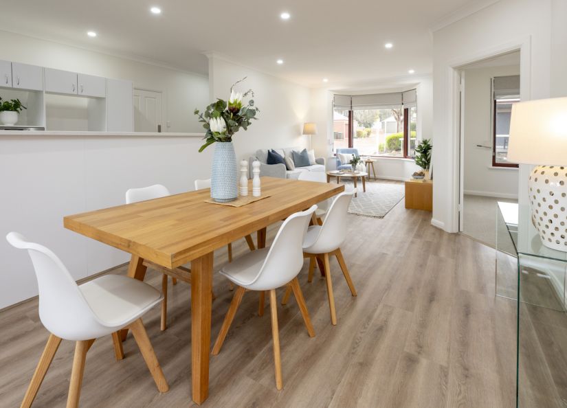 Eldercare Exhibition Court Retirement Living two bedroom unit.